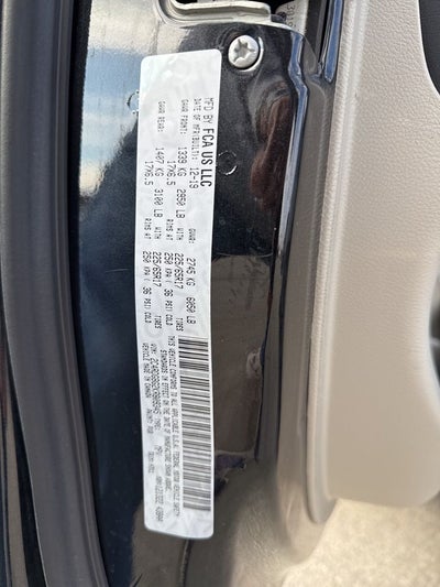 2019 Dodge Grand Caravan SE