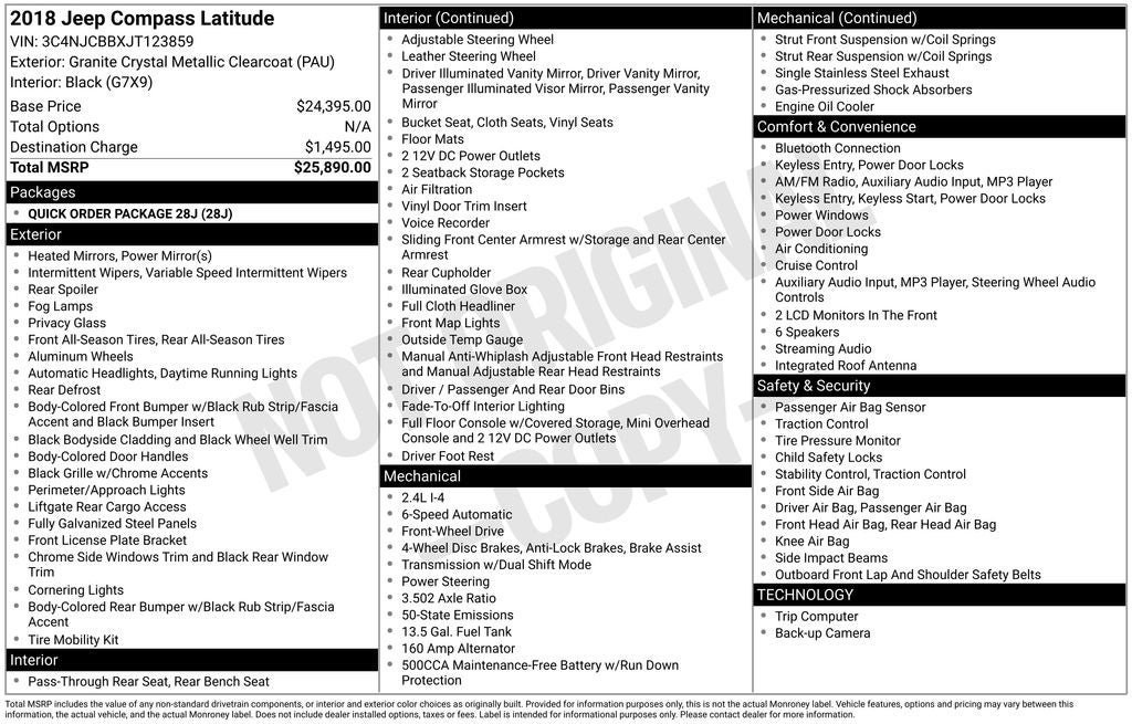 2018 Jeep Compass Latitude