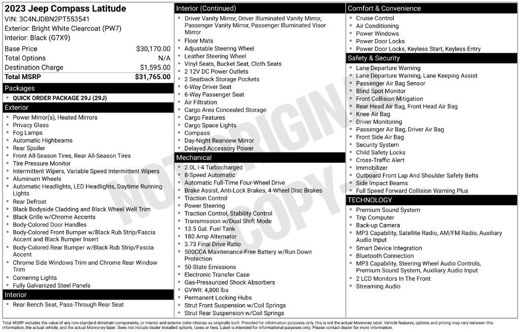 2023 Jeep Compass Latitude