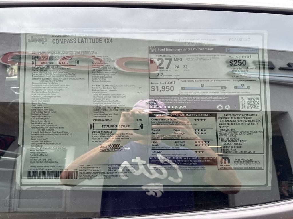2025 Jeep Compass COMPASS LATITUDE 4X4