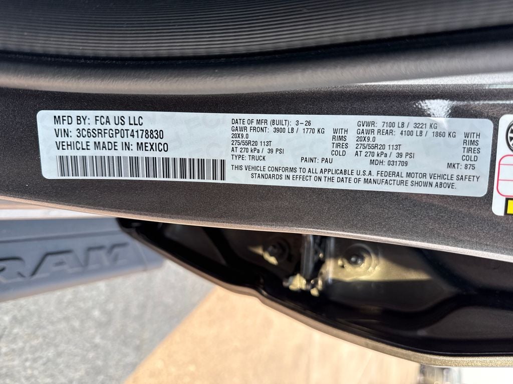 2026 RAM Ram 1500 RAM 1500 EXPRESS CREW CAB 4X4 5'7' BOX