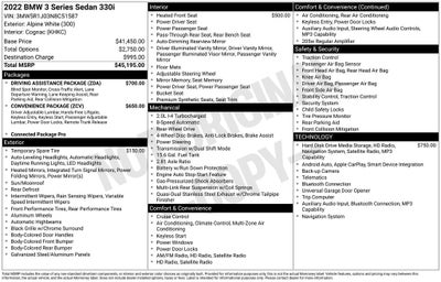 2022 BMW 3 Series 330i