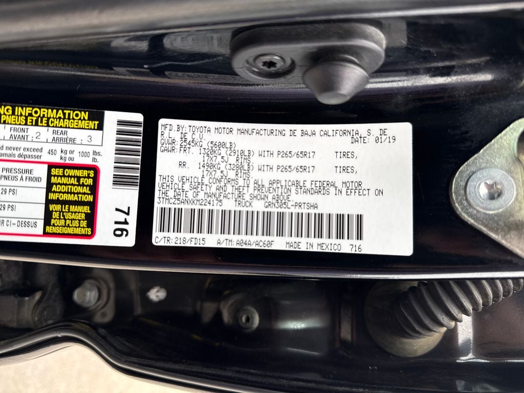 2019 Toyota Tacoma SR5 V6