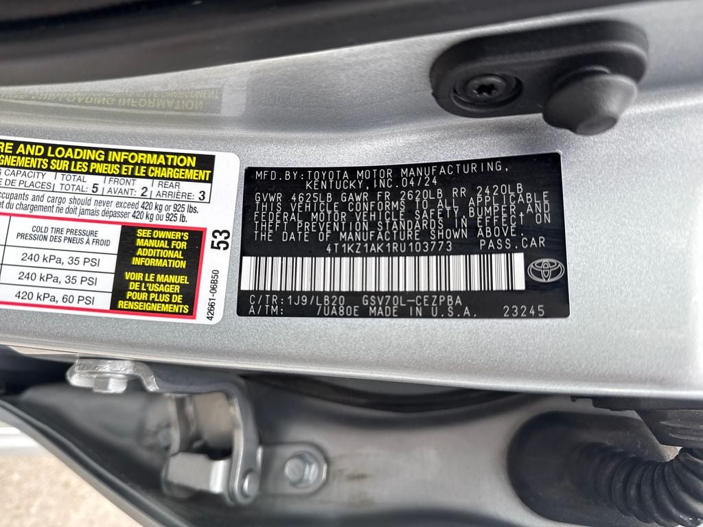 2024 Toyota Camry XSE V6