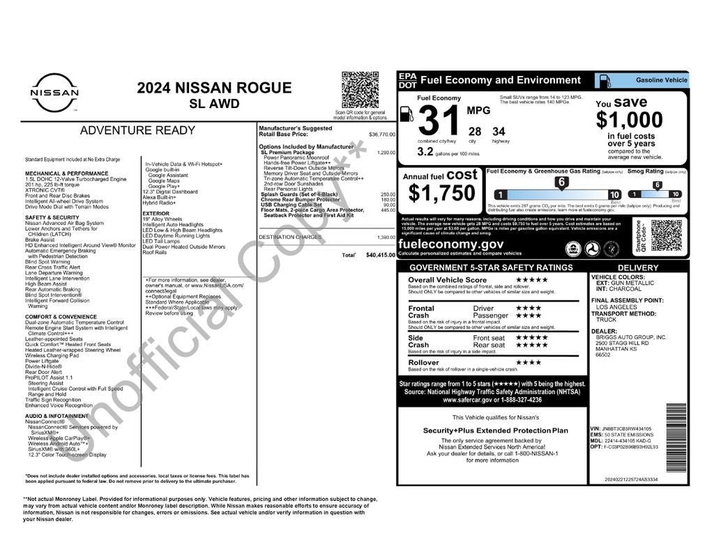 2024 Nissan Rogue SL Intelligent AWD