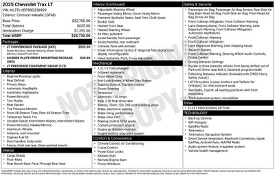 2025 Chevrolet Trax FWD LT