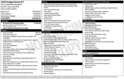 2025 Dodge Hornet HORNET GT AWD