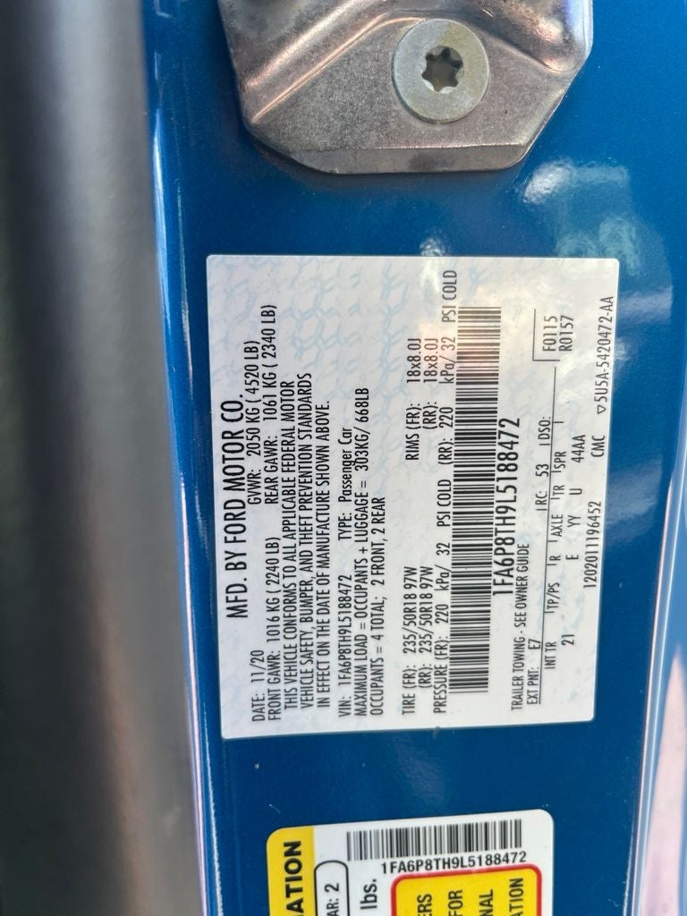 2020 Ford Mustang EcoBoost