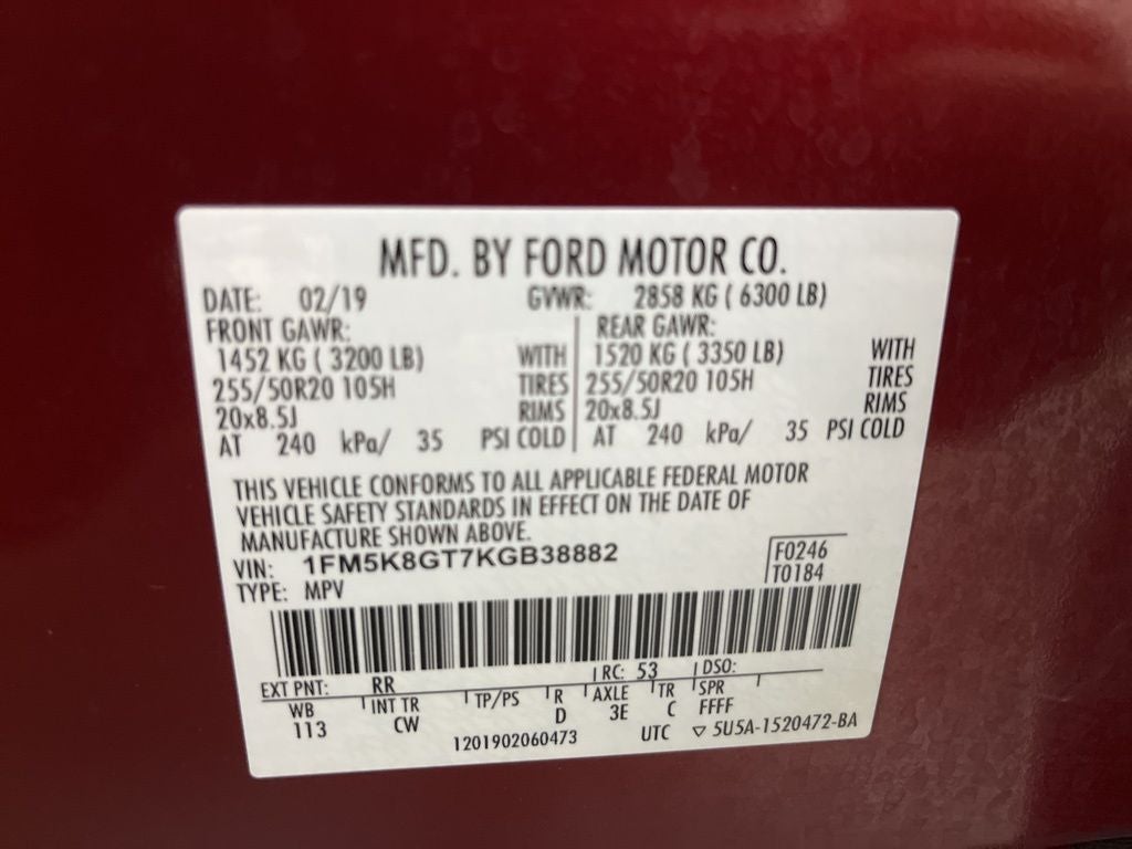 2019 Ford Explorer Sport