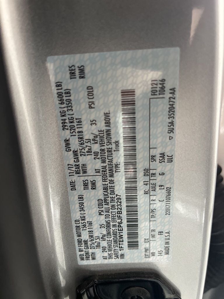 2018 Ford F-150 XLT