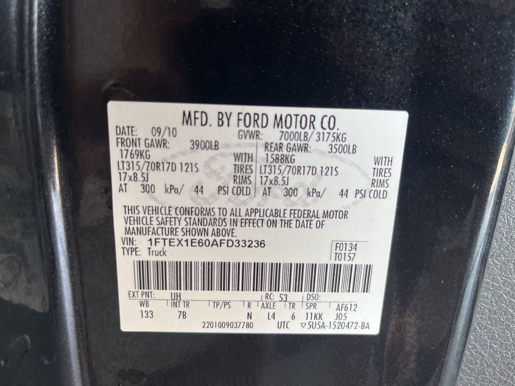 2010 Ford F-150 SVT Raptor