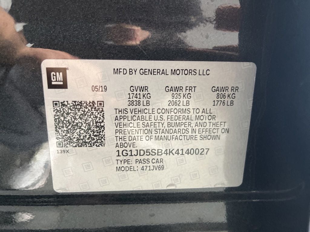 2019 Chevrolet Sonic LT