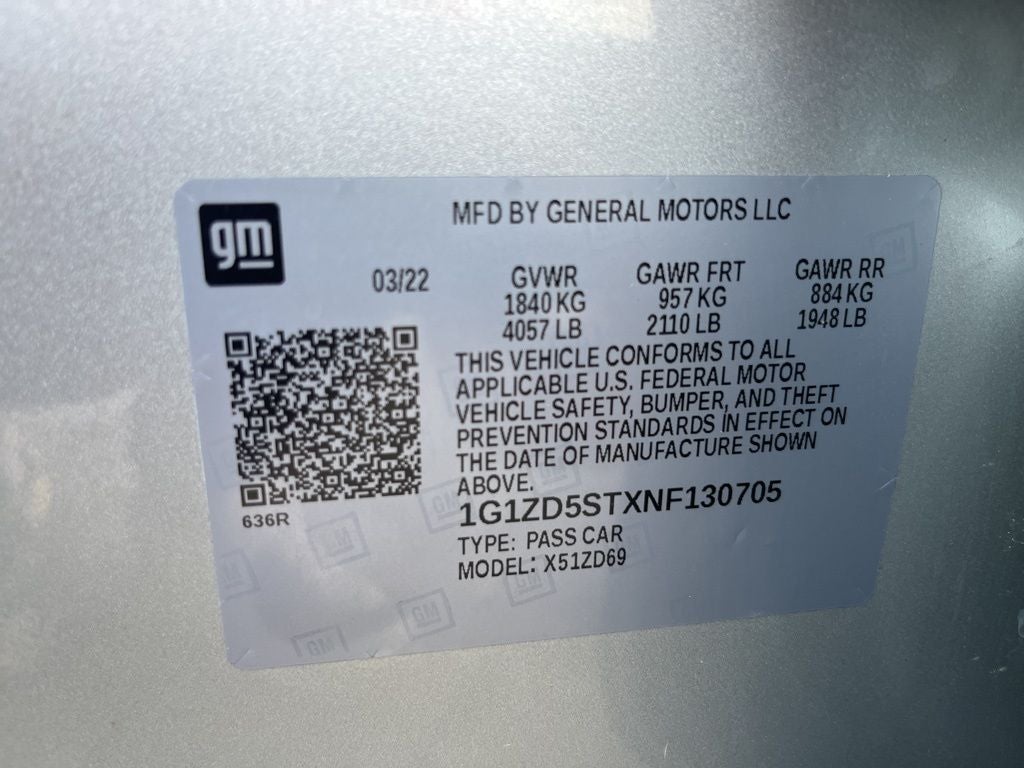 2022 Chevrolet Malibu LT