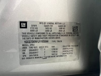 2018 Chevrolet Colorado Z71