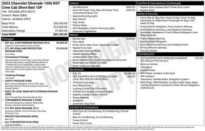 2023 Chevrolet Silverado 1500 RST