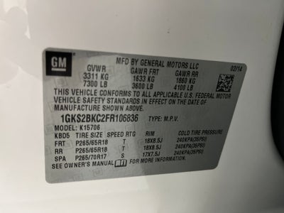 2015 GMC Yukon SLT