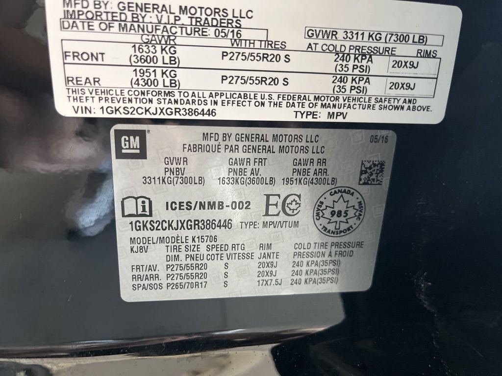 2016 GMC Yukon Denali