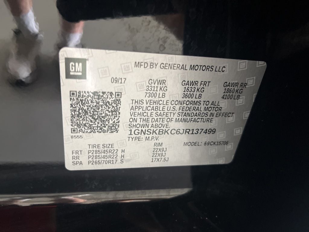 2018 Chevrolet Tahoe LT