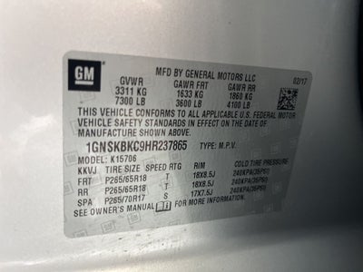 2017 Chevrolet Tahoe LT