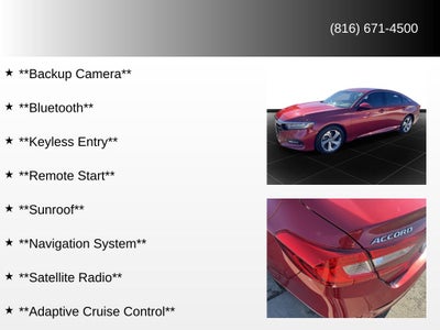 2018 Honda Accord EX-L 2.0T