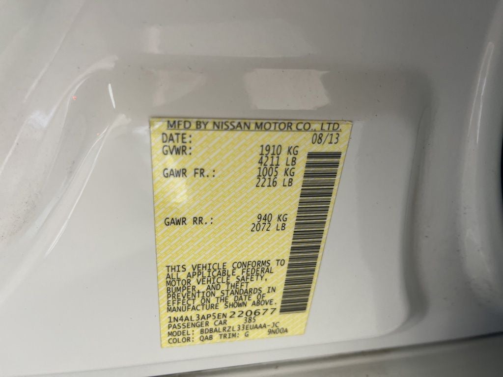2014 Nissan Altima 2.5 S
