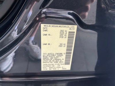 2019 Nissan Altima 2.5 SL