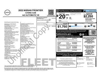 2022 Nissan Frontier S