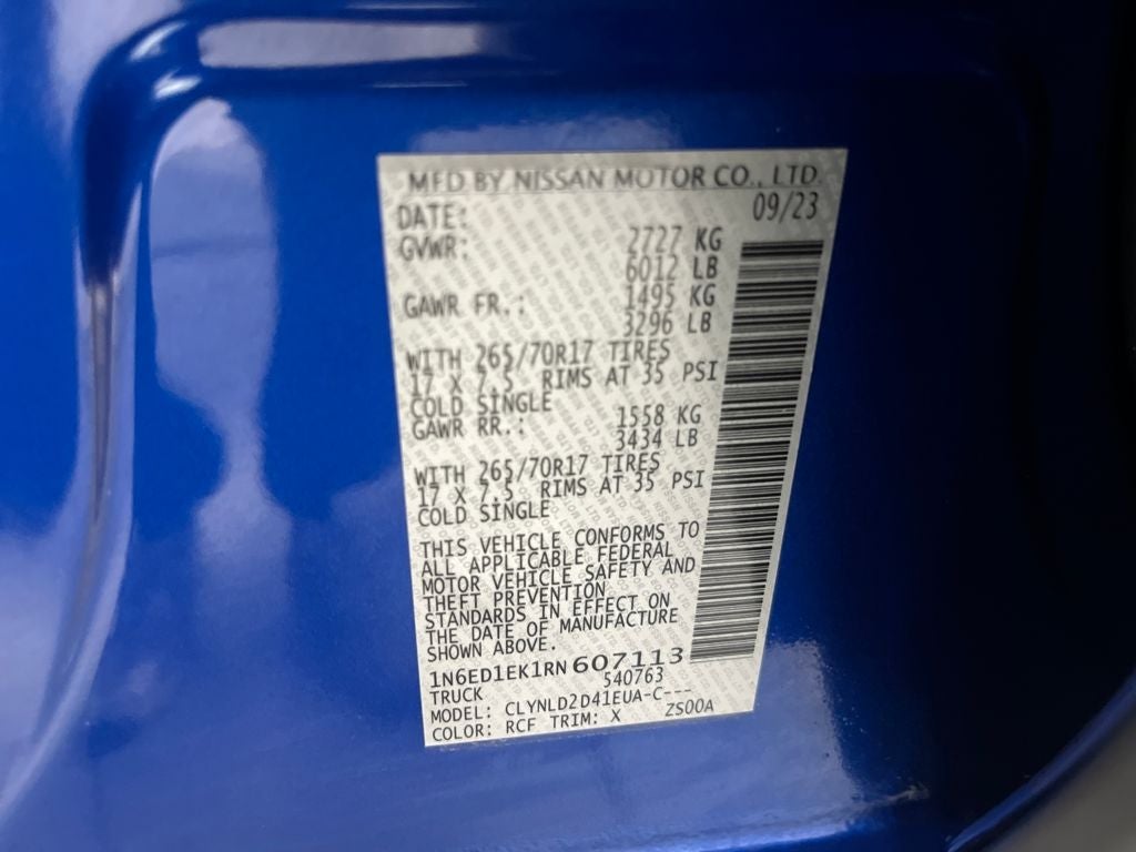 2024 Nissan Frontier PRO-4X