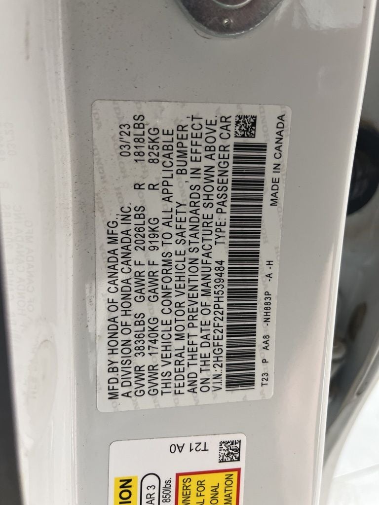 2023 Honda Civic LX