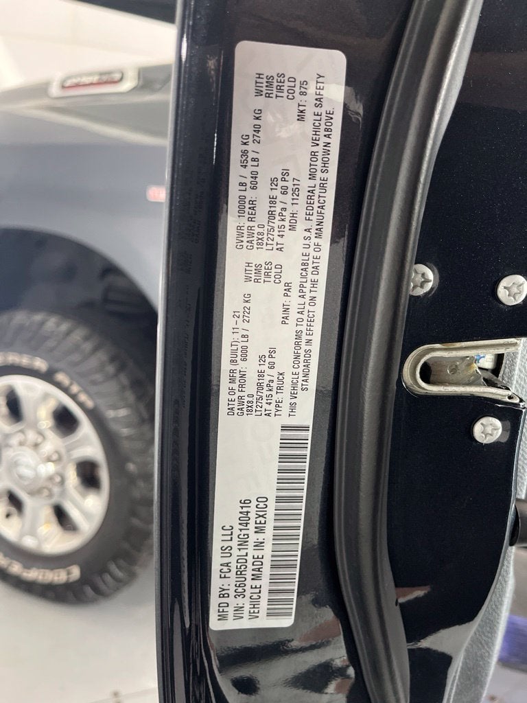 2022 RAM 2500 Big Horn