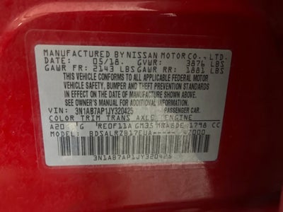 2018 Nissan Sentra SR