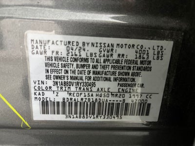 2024 Nissan Sentra SR