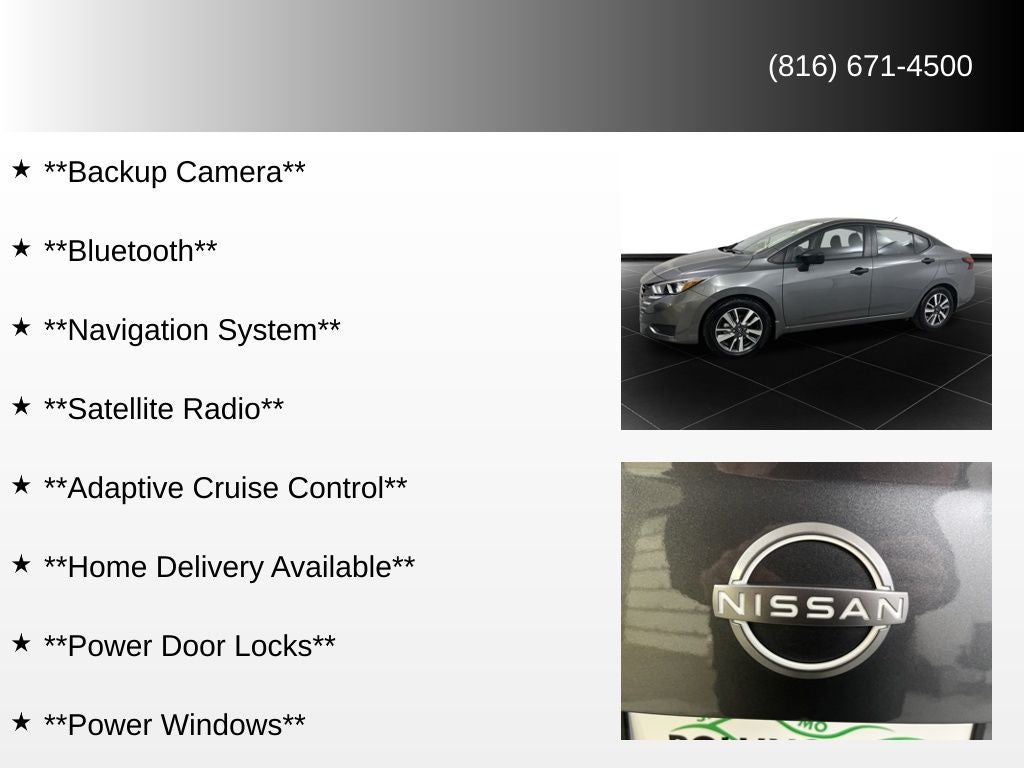 2024 Nissan Versa 1.6 S