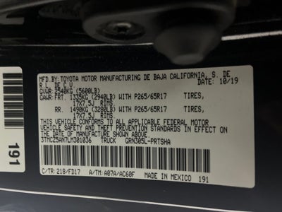 2020 Toyota Tacoma TRD Sport V6