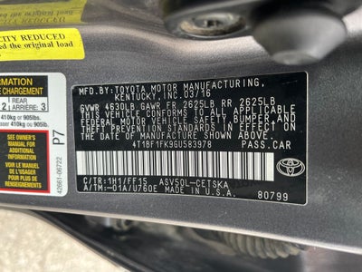 2016 Toyota Camry LE