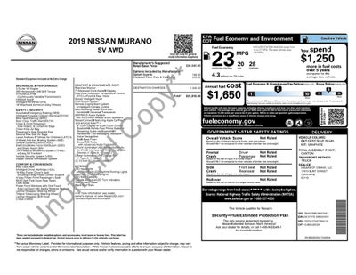 2019 Nissan Murano SV