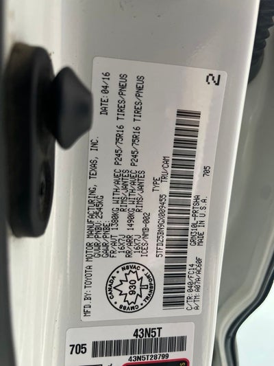 2016 Toyota Tacoma SR5 V6