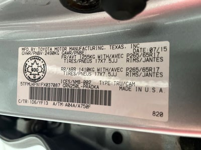 2015 Toyota Tacoma TRD Sport V6