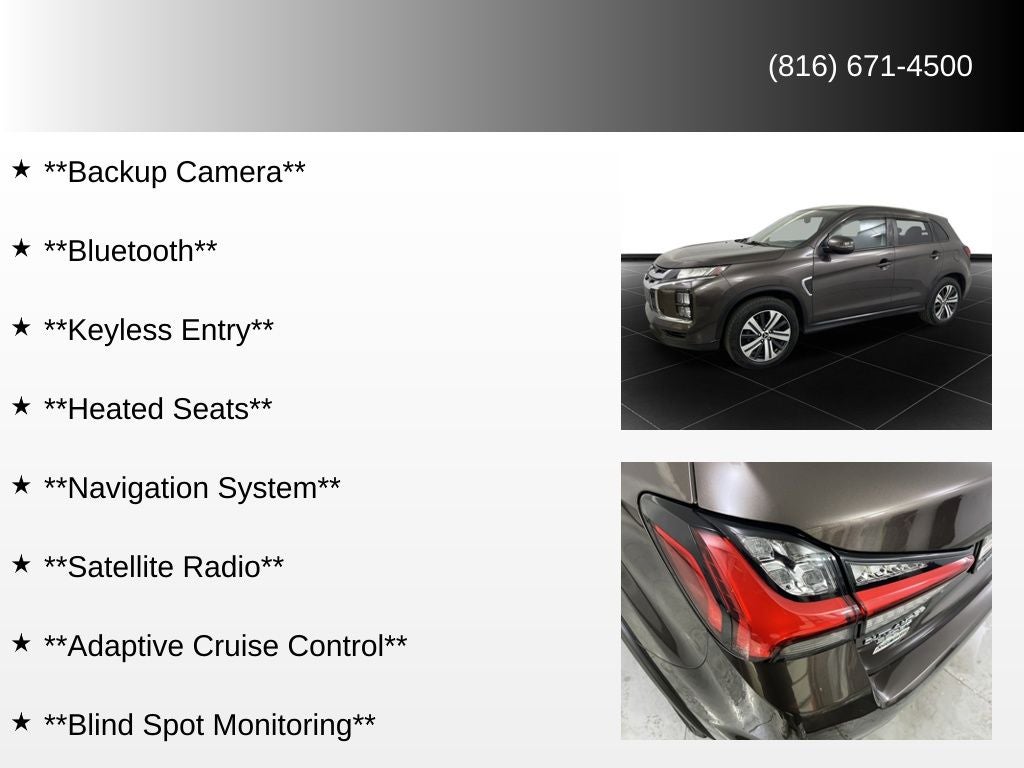 2021 Mitsubishi Outlander Sport 2.0 SE