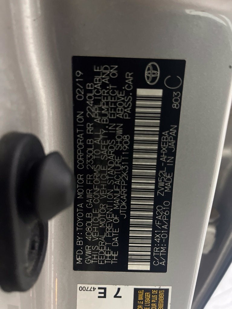 2019 Toyota Prius Prime Plus