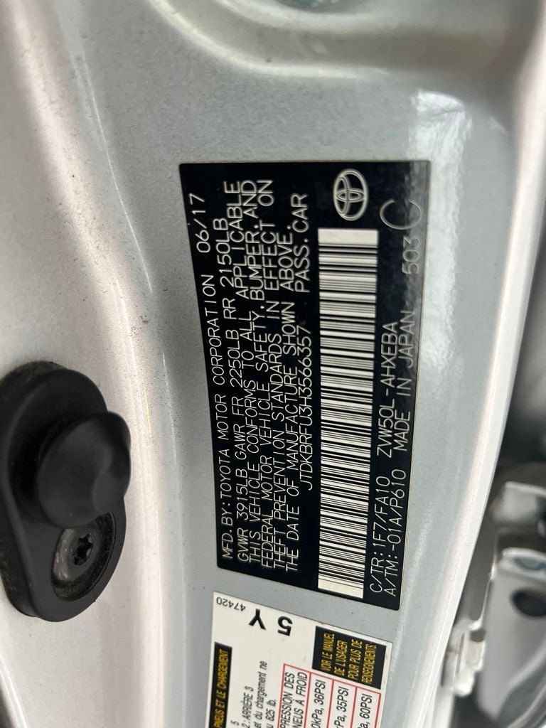 2017 Toyota Prius Two