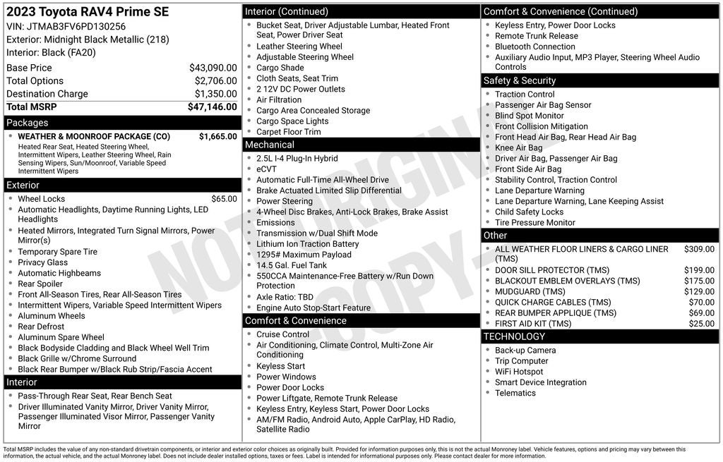 2023 Toyota RAV4 Prime SE