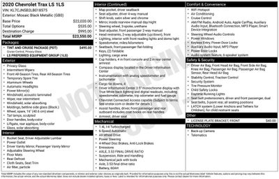 2020 Chevrolet Trax LS