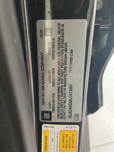 2020 Chevrolet Spark LS