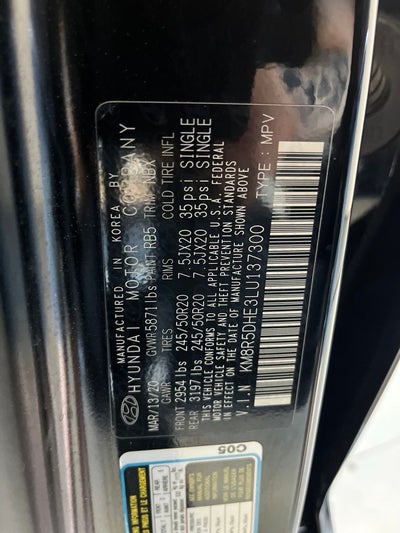 2020 Hyundai Palisade Limited