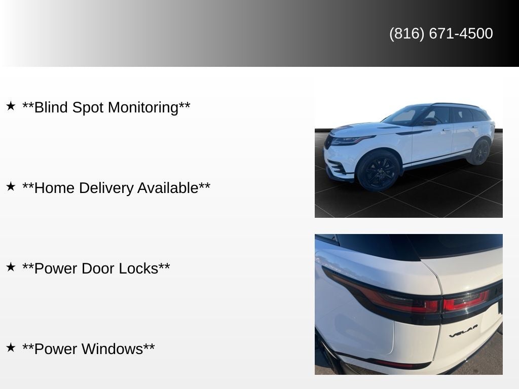 2023 Land Rover Range Rover Velar R-Dynamic S