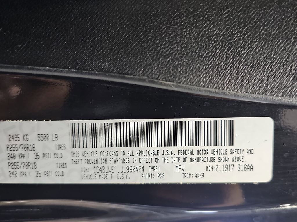 2018 Jeep Wrangler JK Unlimited Altitude