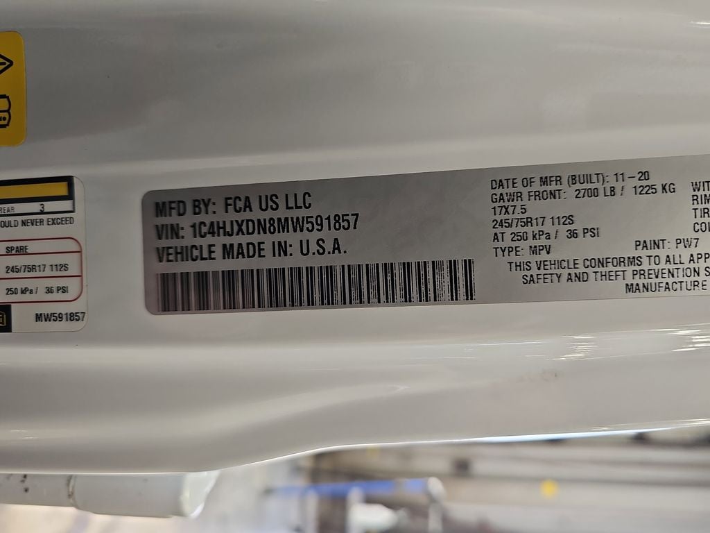 2021 Jeep Wrangler Unlimited Sport S