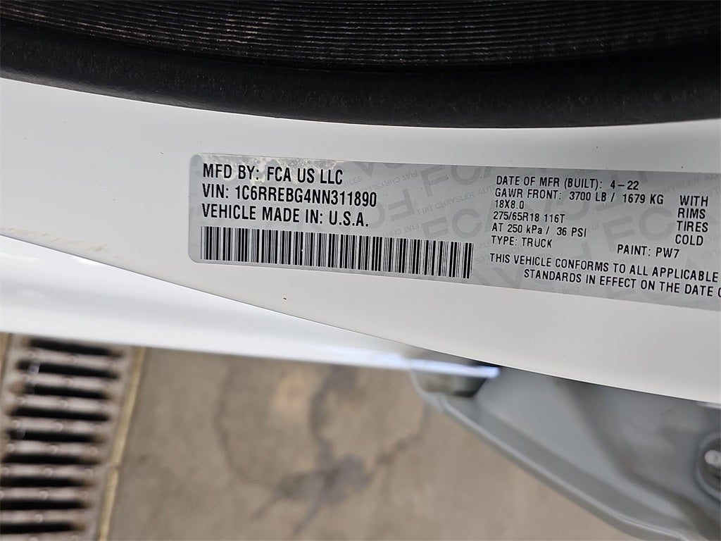 2022 RAM 1500 Big Horn/Lone Star