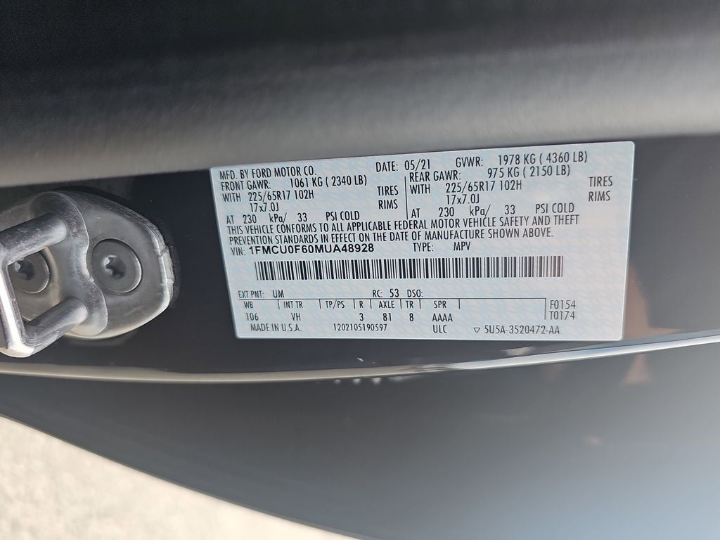 2021 Ford Escape S